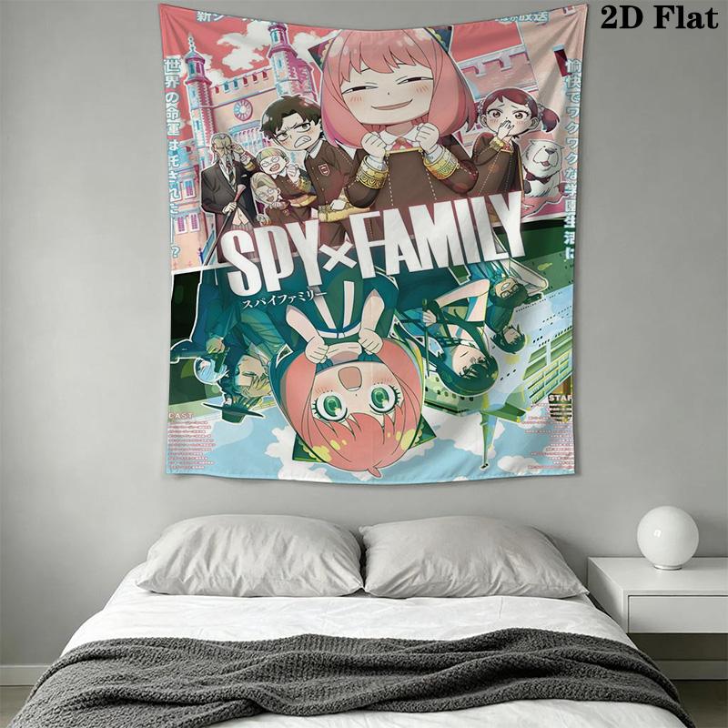 Fantasy Market Whimsical Creatures Vibrant Colors Tapestry Wallmounted Background Cloth Wall Decoration Wall Covering Decoration Christmas Gift