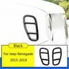 2 шт. Накладка на боковую фару для Jeep RENEGADE 2015-2019, декоративная накладка на боковую фару, сменная крышка для автомобильных фонарей