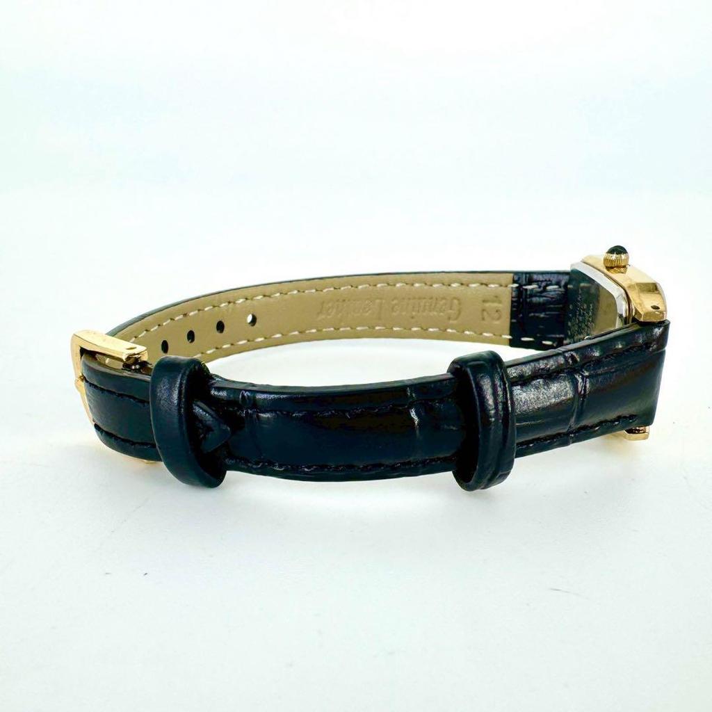 [USED] Battery SEIKO Gold 1F21-5A60 Square Watch