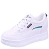 Fashion 7cm Platform Flats Women Loafers Shoes Summer Height Increasing Casual Shoes Woman Hidden Heels Breathable Hollow Sneakers