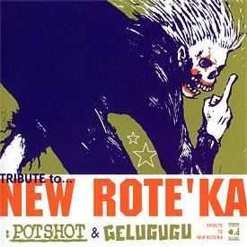 CD POTSHOT & GELUGUGU - Tribute To New Rote'Ka TV040 TV-FREAK Record 2000 Япония Рок Б/у