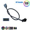 Motherboard Rgb Adapter Conversion Cable 5V 3Pin / 12V 4Pin Led Strip Light Line