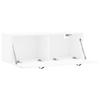 Wall Mounted Cabinet White 100 x 36.5 x 35 cm Particleboard