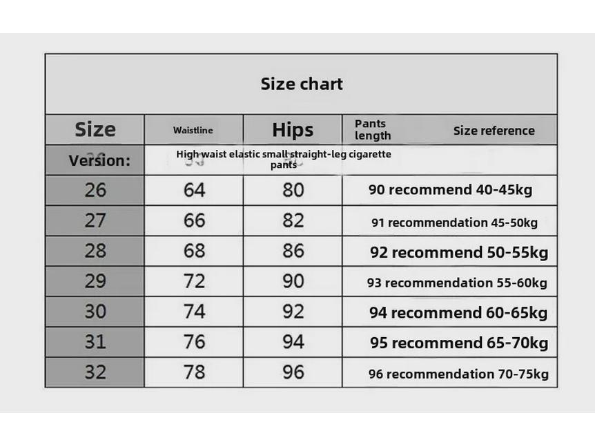 Women's High Waist Elastic Slim Fit Black and Gray Straight Jeans - Raw Edge Nine-Point Cigarette Pants for Fall and Winter