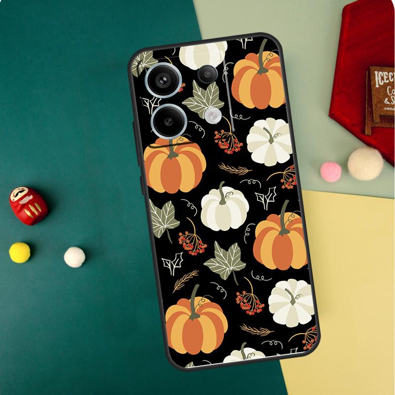 Осенние тыквы Чехол для Xiaomi Redmi Note 14 Pro 13 12 11 10 15 Pro Plus Redmi 15C 14C 13C 10C 12C 15 Funda