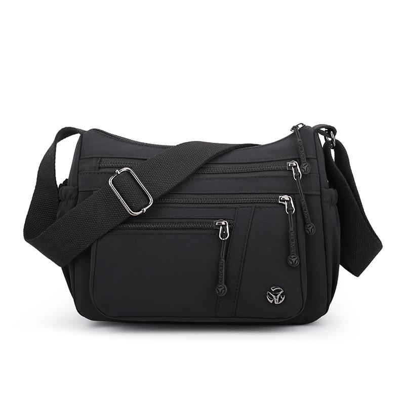 Женская маленькая квадратная сумка, большая вместительная сумка через плечо, сумка для мам среднего возраста, дорожная нейлоновая сумка через плечо