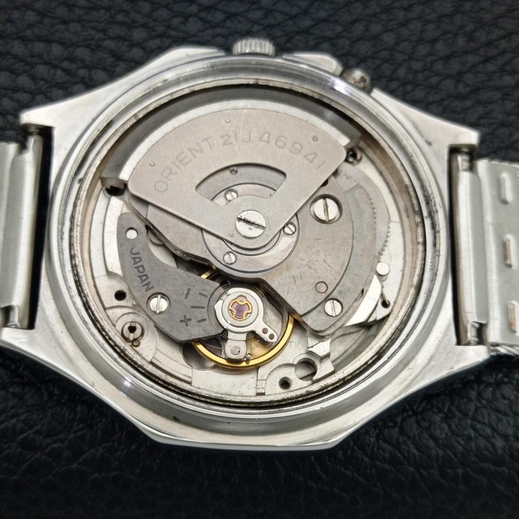 Orient АВТОМАТИЧЕСКИЕ 46941 ВИНТАЖНЫЕ ЯПОНСКИЕ МУЖСКИЕ ЧАСЫ С ЖЕМЧУЖНЫМ ЦИФЕРБЛАТОМ a704954-1