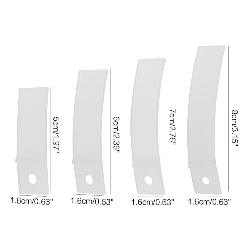 10 Pcs Clear Plastic Drawer Stops Replacement Dresser Drawer Stoppers Drawer Bottom Repair Tool Easy Installation