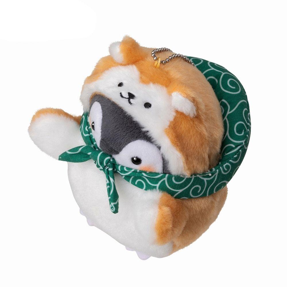 Decoration Bag Decorating Keychain Pendant Pretending Hamster Dog Stuffed Animal Penguin Plush Doll
