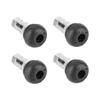 4Pcs Aluminum Alloy Rubber Tubless Wheel Tire Tyre Valve Stem Cap Kit