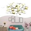 Wall Sticker Mirror Stickers 100PCS 10x10mm DIY Glass