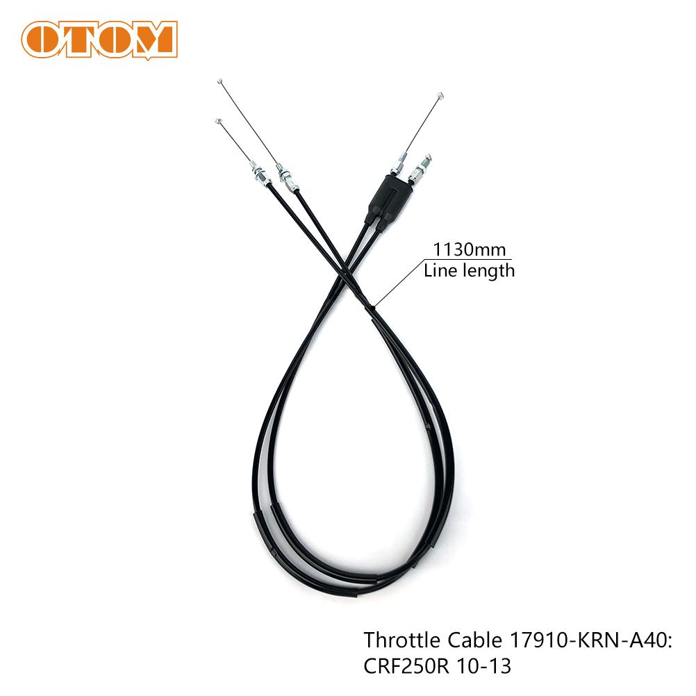 OTOM For HONDA Throttle Cable Wires Clutch Line CRF250R CRF250RX CRF450R CRF450RX Motorcycle Bike Emergency Brake Oil Pipeline
