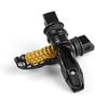 Universal 2pcs Motorcycle Rear Passenger Foot Pegs Pedals Footrest Scooter Foot-Peg Motorbike Pedal Modification
