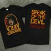 Винтажная футболка с концерта Оззи Осборна 1982 года, тур Speak Of The Devil, черная футболка Оззи Осборна