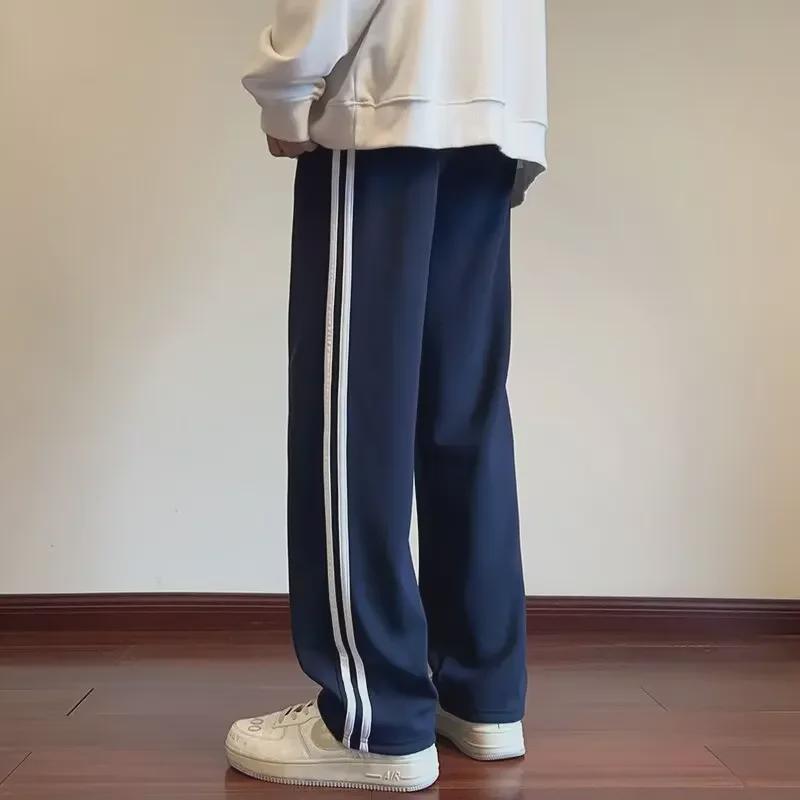 Унисекс темно-синие летние спортивные штаны для подростков