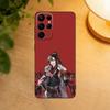 Аниме M-Mo Dao Zu Shi Вансянь Чехол для телефона Samsung S25,24,23,22,30,21,10,9,Ultra,Plus,Lite Мягкий черный чехол