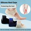 Силиконовый протектор пятки при подошвенном фасциите для пяточных шпор, амортизирующие подкладки для обуви, U-образные полустельки, носочный рукав для облегчения боли