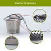 Набор ситечек для чая из нержавеющей стали, легко чистится, для чайника и чашки