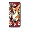 Милый Чехол для Телефона с Собакой Корги для Redmi 14C 10C Note 15 14 13 12 10 11 K40 Pro Plus 5G Ударопрочный Мягкий ТПУ Чехол Fundas Capas