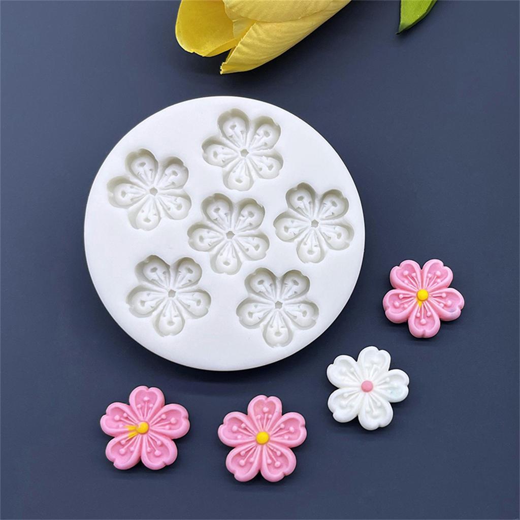 Flower Daisy Silicone Sugarcraft Mold Resin Tools Cupcake Baking Mould Fondant Tools