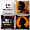 Популярный певец The Weeknd Наволочка Мягкая Легко стирающаяся Чехол для подушки Универсальный для Дивана Кровати Путешествий и Офиса