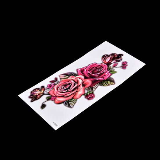 Yousheng Body Tattoo Charming Waterproof Convenient Flower Temporary Tattoo Sticker for Girls
