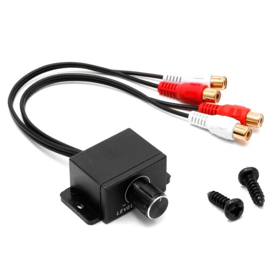Универсальный автомобильный стерео усилитель громкости бас RCA ручка регулятора уровня