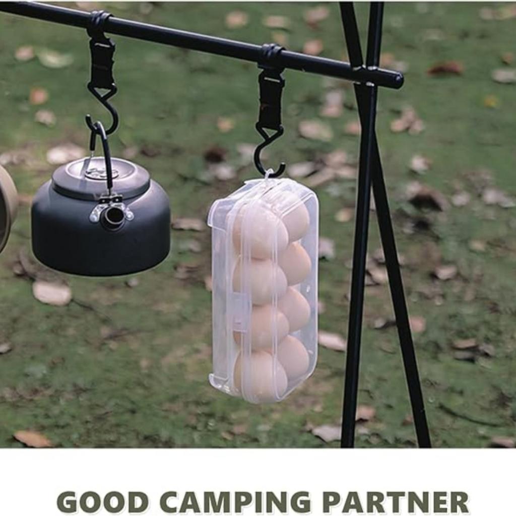 3 упаковки ящиков для хранения яиц, сетчатый лоток для яиц, противоударный, герметичный держатель для яиц, контейнер для холодильника, кемпинга, пикника, походов, пластиковый ящик для хранения яиц