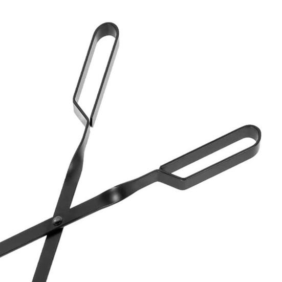 26-дюймовые щипцы для камина, сверхмощный железный захват для бревен, пинцет для бревен, коготь для бревен с длинной ручкой, щипцы для дров, аксессуары для камина для внутреннего и наружного применения