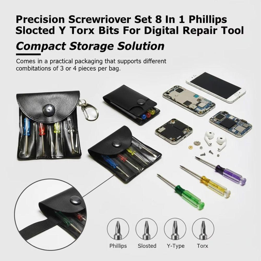 Flat Bits Multifunctional Screwdriver Set Portable Tool Kit  Digital Products Repair