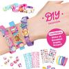 DIY Bracelet Making Girls Jewelry Making Set Personalized Name Bracelet Assorted Cartoon & Christmas Charms Friendship Bracelets