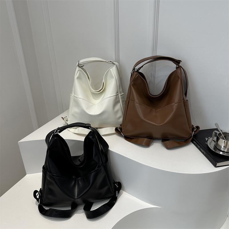 Ретро сумка женская большая вместимость 2024 осень новая женская сумка сумка-мессенджер модная сумка через плечо подмышкой