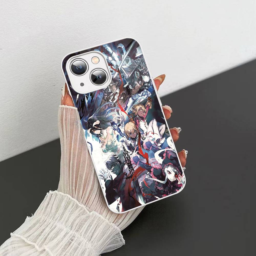 Популярное аниме O-Overlord Для iPhone 14 13 12 Mini 11 Pro XS Max X XR 14 Plus Закаленное стекло