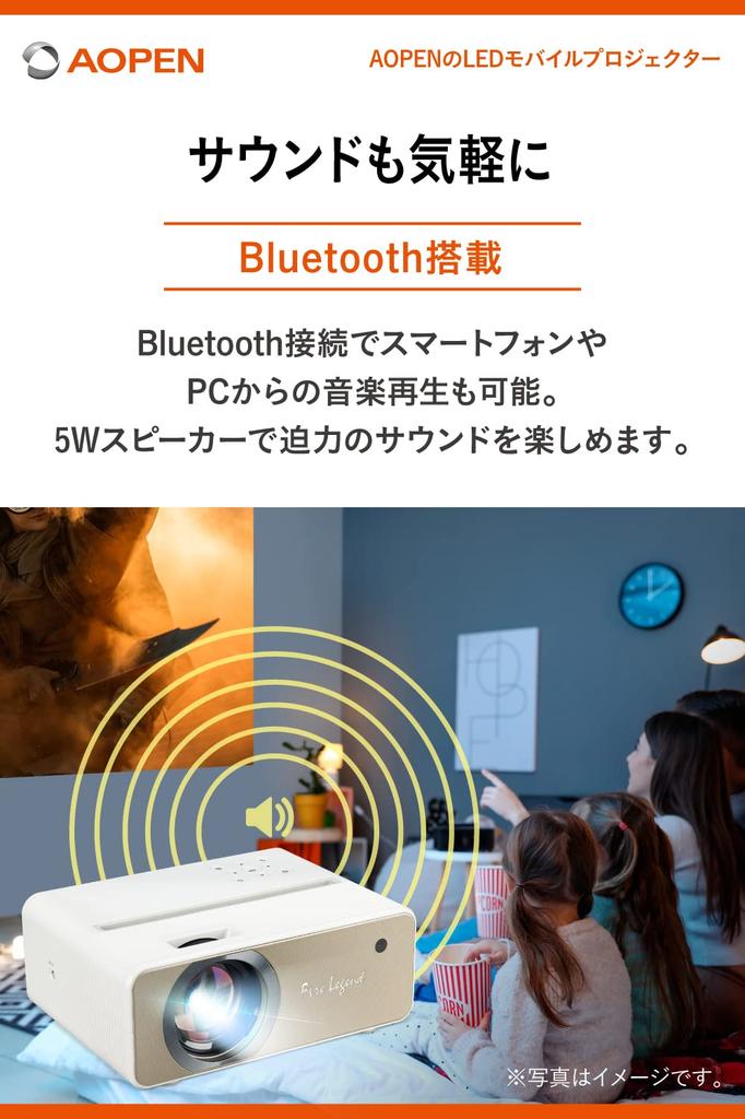 Портативный светодиодный проектор AOpen QF12 1920 x 1080 100 ANSI лм, ЖК, (1080p),