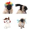 Кошка Собака Домашние животные Парики Головной убор Забавный костюм Щенок Трансвестит Косплей Одевание Милые питомцы Набор для волос Забавный реквизит Головные уборы Аксессуары