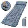 Camping Sleeping Pad Inflatable Waterproof Sleeping Pad with Built-in Pump, Foot Operated Ultra Thick Durable Ultra Light Air Cushion