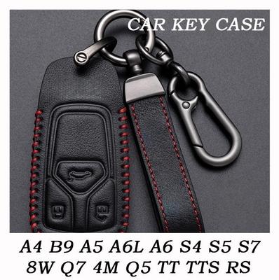 Чехол-накладка из кожи Oli для ключа-пульта автомобиля для A4 B9 A5 A6L A6 S4 S5 S7 8W Q7 4M Q5 TT TTS RS Купе Стайлинг Аксессуары