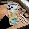 Phone case: 2D flat, suitable for iPhone 18 17 16 15 14 13 12 Pro, forest animals, perfect Christmas and Halloween holiday gift
