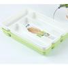 Plastic Home Accessories Utensil Metallic Kitchen Drawer Organiser Cutlery Tray Holder Rack
