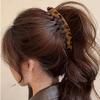 Large Size Tortoiseshell Pattern Ponytail Barrettes Plastic Banana Hair Clip  Daily