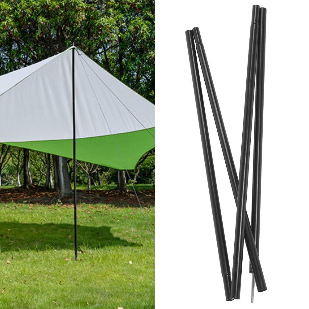 2m Outdoor Iron Tent Shelter Canopy Supporting Folding Rod Pole for Hiking Camping