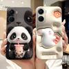 Чехол для Vivo Y16 Vivo Y56 VivoY16 4G V2204 V2214 V2225 Милый Мультяшный Панда Кролик Мягкий Силикон Защита Линзы Чехлы для Телефона