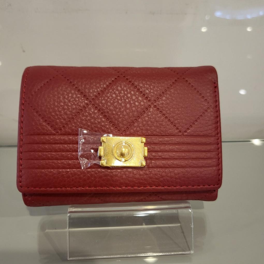 Женский прошитый 3-секционный полукошелек Moncross 9128REAW из коровьей кожи