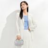 Jiuzi Anna Kou Neat OL Minimalist Commuting Style Waist Cinched Suit Jacket for Women
