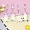 Kawaii Panda Card Holders Transparent Acrylic Card Cases Useful Id Card Holder Work Card Transportation Card Holder