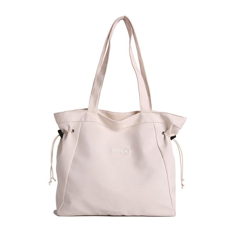 Summer New Simple Casual Cloth Bag Single Shoulder Fashion Lightweight Portable Tote Bag Commuting Class Armpit Bag