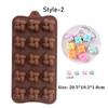 Jelly Pudding Fruit Gummy Candy Silicone Molds Animal Chocolate Cake Baking Tool Mold Ice Resin Mould 3D DIY