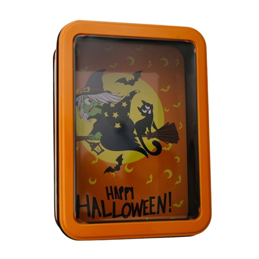Decorative Candy Container Cartoon Mini Snack Packaging Box Halloween Tinplate Box Party Favors