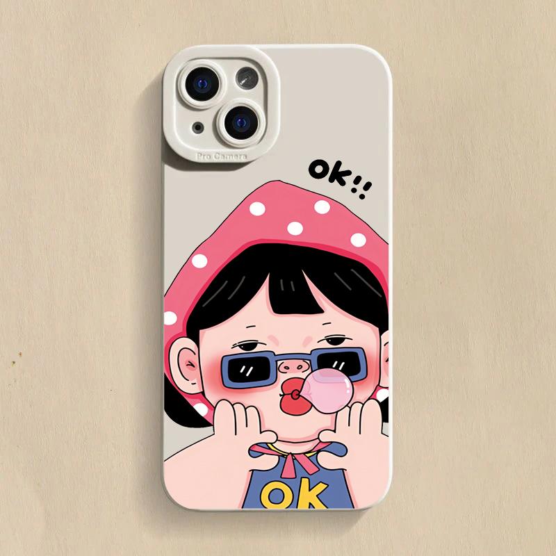 Funny Boy Cute Girl Couple Phone Case For Redmi Note 13 12 11 Pro Plus 5G 12S 11S 11 10S 10 9S 9 Redmi 12C 13C Soft Cover