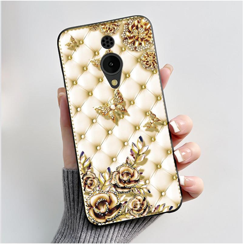 Корпус Для Nokia 150 2G 2023 TA-1582 Чехол Эстетичный Роскошный Милый Крутой Мальчики Девочки Черный Матовый Мягкий ТПУ Полностью Защитная Задняя Крышка